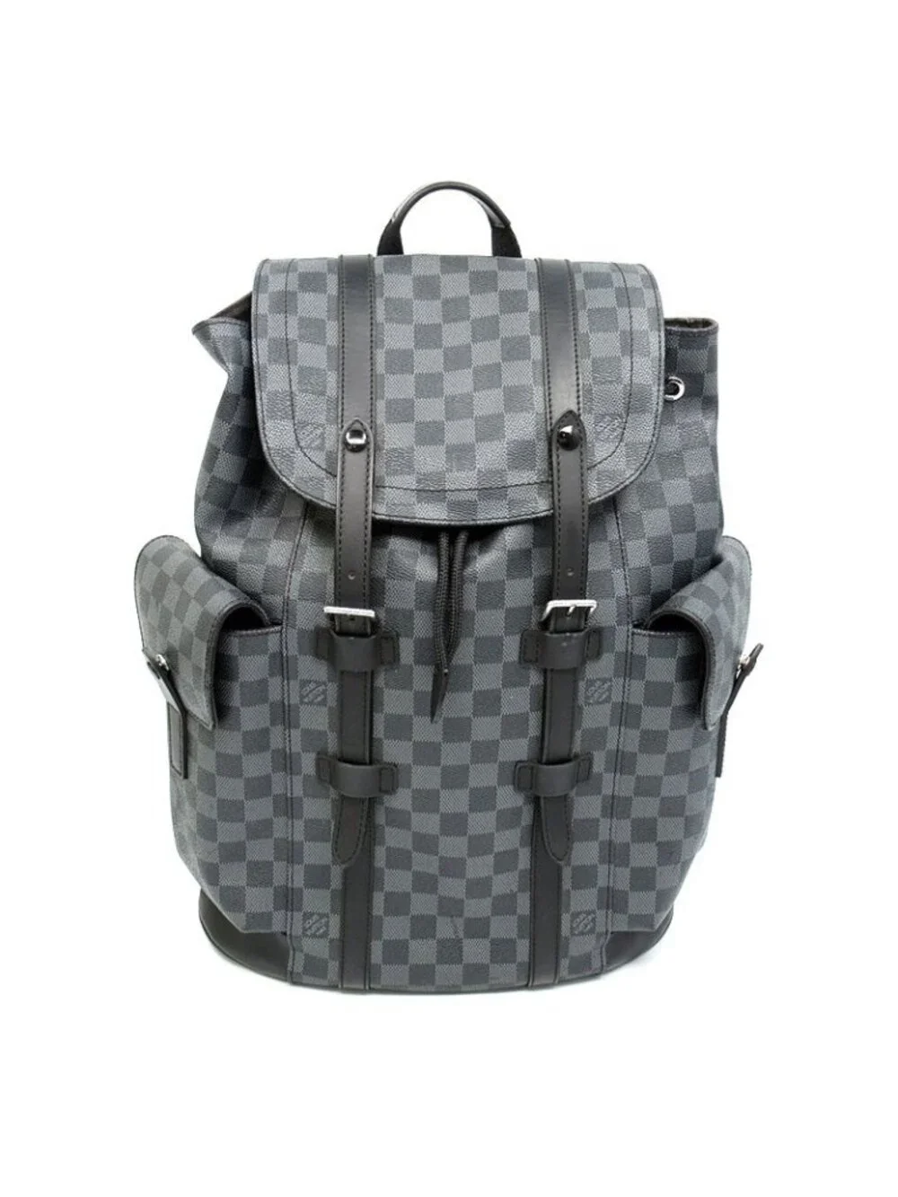 Louis Vuitton Christopher MM Damier Graphite Backpack Black
